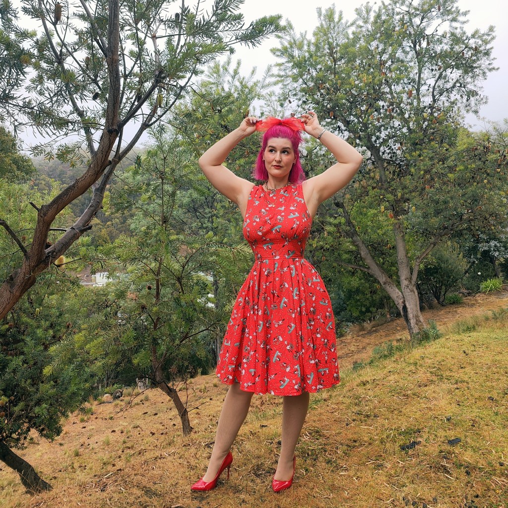 a very festive&nbsp;dress